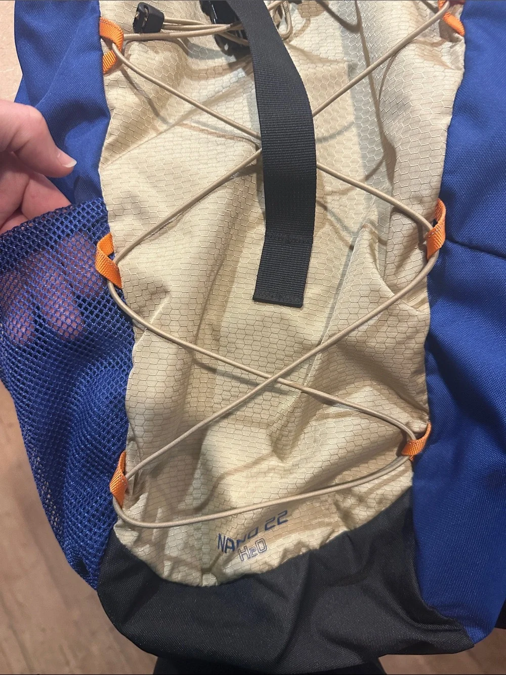 Gregory tan & blue Nano 22 hydration Backpack
